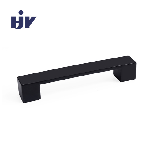 Furniture cabinet pulls matt black aluminum handle