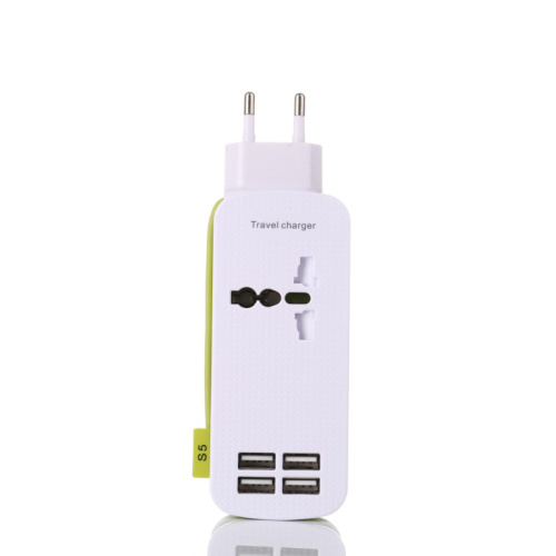 Universeller 4-Port USB Port Reiseladegerät Adapter