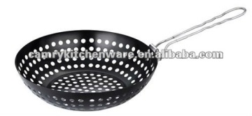steel BBQ Grill Wok_Grill Topper