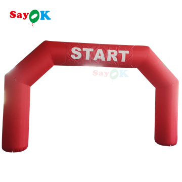 Outdoor Courtyard Party Decoration: Inflatable Start Finish Line Arch for Sports Events