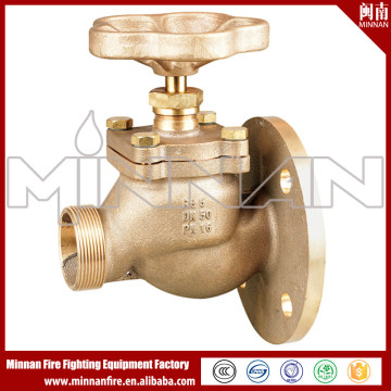 DN50 Brass Angle Fire Valves With Flange