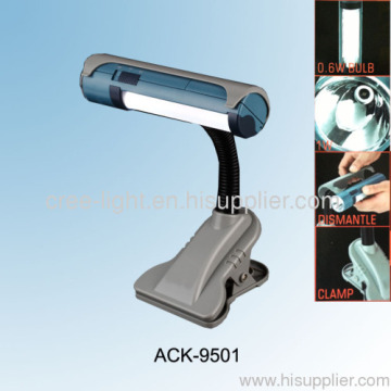 Multi-purpose 1w Led Desk Lamp/ Torch Ack-9501 