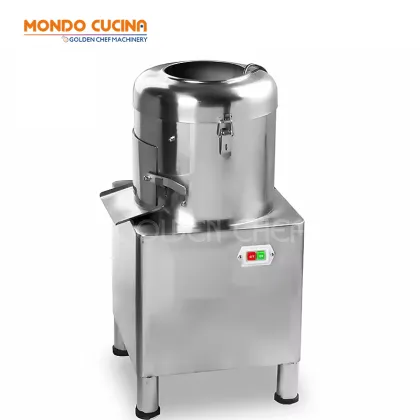 Electric Potato Washing and Peeling Machine - Commercial Fruit and Vegetable Peeler Machinery