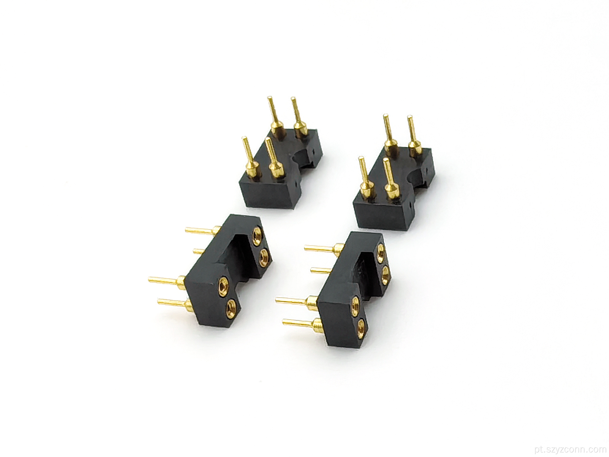 Conector fêmea 4P do cabeçalho IC do passo de 2,54 mm