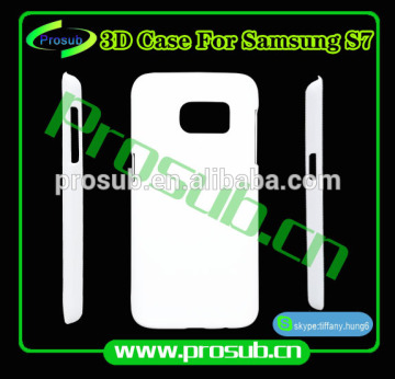 3d sublimation diy blank cell phone case cover skin for SFP-samsung s7