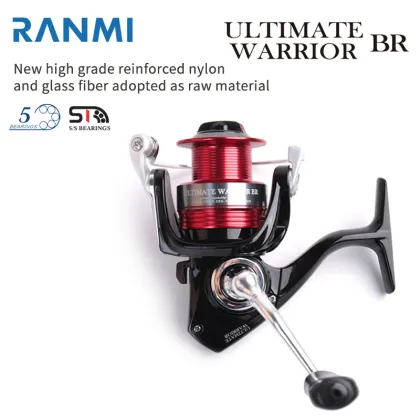 RYOBI RANMI ULTIMATE WARRIOR BR 2000 - Lightweight Left-Handed Saltwater Spinning Reel