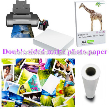 High Resolution double sided matte inkjet photo paper roll up to 5760dpi
