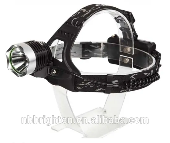 Alibaba Hot Wholesale Aluminum 2*18650 Rechargeable headlight Long range 3 Mode high power cree led headlamp
