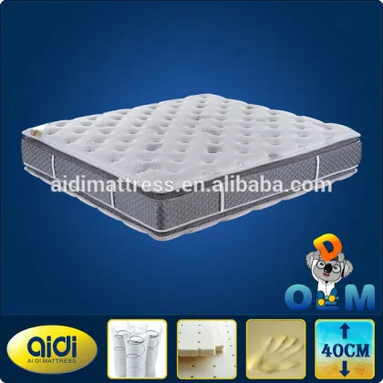 Queen Mattress,Luxury Comfortable Pillow Top Queen Size Mattress,Double Pillow Top Queen Mattress