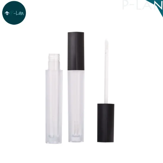 Long Slim 4ML Frosted Square Lipgloss Container