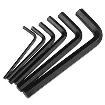 Wholesale Black Hexagon Double Head Long L Allen Wrench