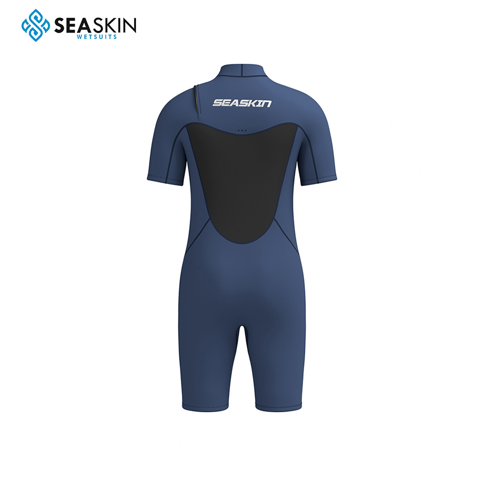 Seaskin 1.8mm Neoprene Adult Shorty Blue Wetsuit