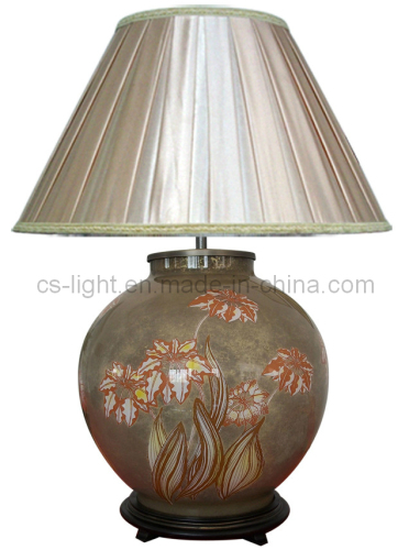 UL Approved Classical Glass Decoration Table Lamp