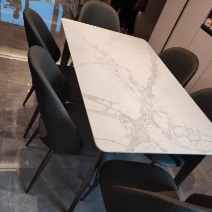 Home dining room long table