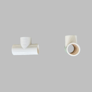 Positive Three Way Connection Pipe White Red Name