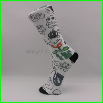 full color sublimation knee high socks