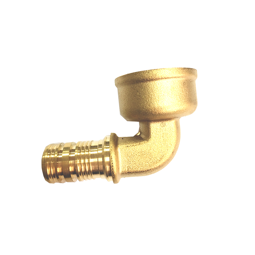 Brass Pex female Thread 90 Degree Elbow Fitting