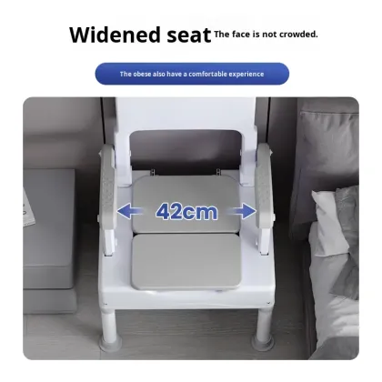 Elderly and Pregnant Women Armrests for Toilet Chair