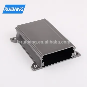 Wall mount powder coating silver color aluminum housing custom sealed aluminum electronic enclosures