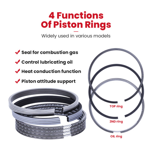 قطع غيار Auto Mazda Piston Ring Wl Wly1-11-Sco