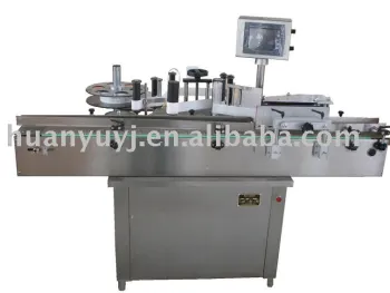 Round bottle label machine