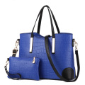 Alligator Pattern Shoulder Handbags Set For Women