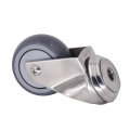 Bolt Hole 3 inch Xoay TPR Caster