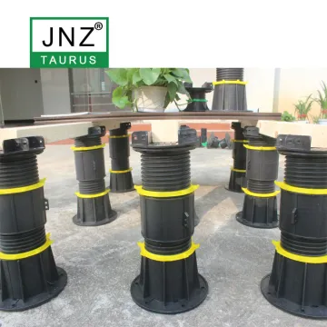 Steel/ wooden Keel /Joist support timber decking adjustable plastic pedestals