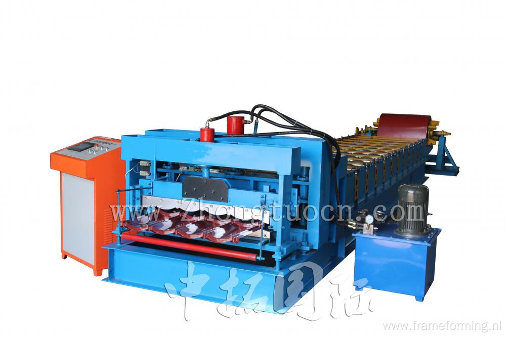 Color Steel Sheet Glazed Tile Roll Forming Machine