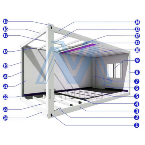 Prefab Flat Pack Container House for Cold Weather