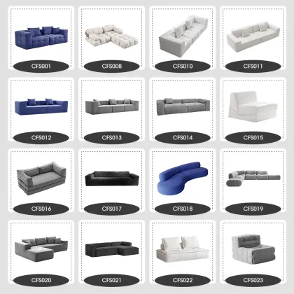 Innovation L-Shaped Vacuum Compressed Foam Sofa Bed Modern Premium Living Room Furniture