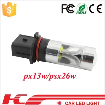 high brightness 80W Car Led Lights p13w/psx26w led daytime running lights