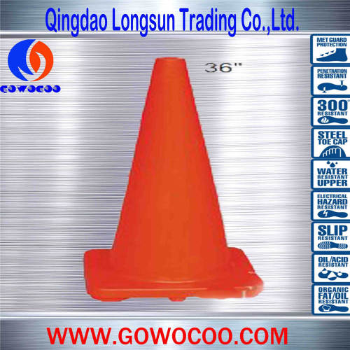 Fluorescent PVC Traffic Cone