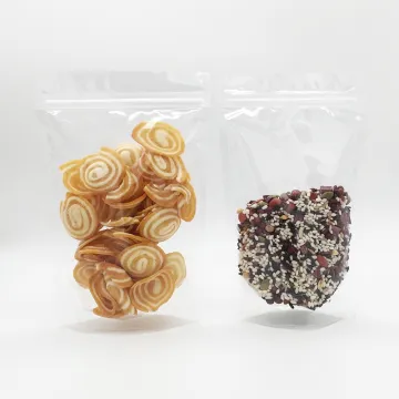 Packaging Plastic Standing Up Pouch Food Packaging Clear Bags For Ziplock Zipper Transparent bag plastic zip bag with logo