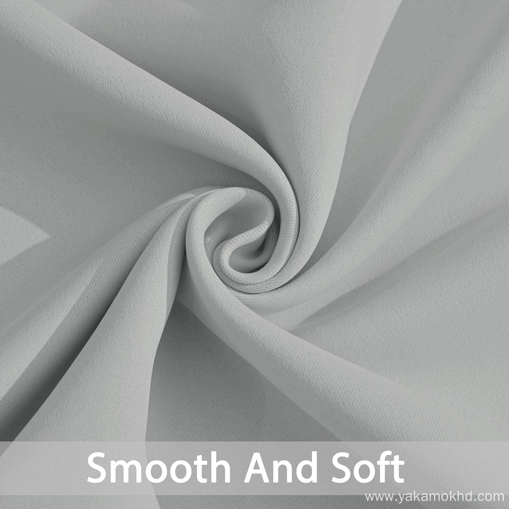 Light Grey Blackout Curtains 84 Inch Long