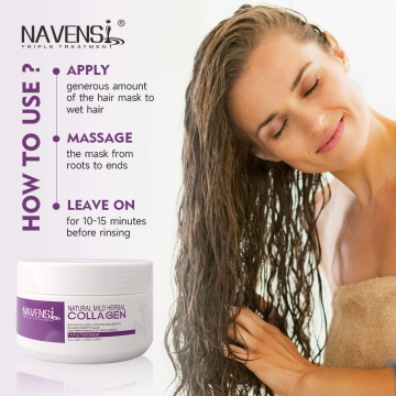 Navensi Collagen Hair Smoothing Treating สำหรับผมหยิก