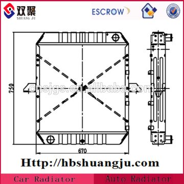 For FAW Truck Radiator