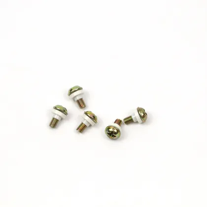 Phillips pan SEMS screws with special plastic washer