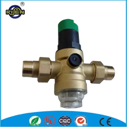 brass water temperature control valve mixing valve temperature regulating valve