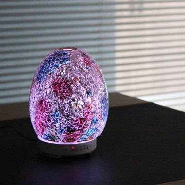 2023 Electronics: Glass Mosaic Air Humidifier Scent Diffuser for Indoor Household Use