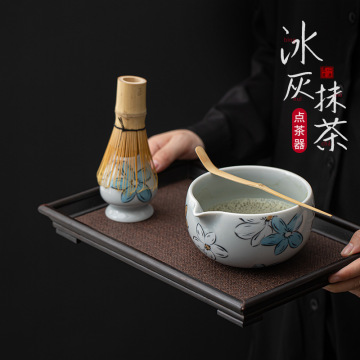 Japanese-Style Matcha Tea Set with Song Dynasty Whisk
