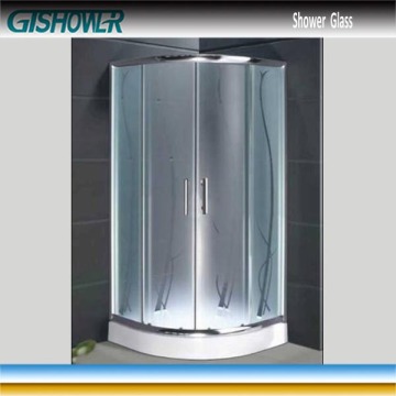 Tempered Shower Glass (Acid No 5)