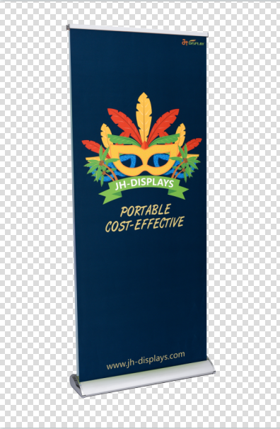 Double side printing roll up advertising banner stand