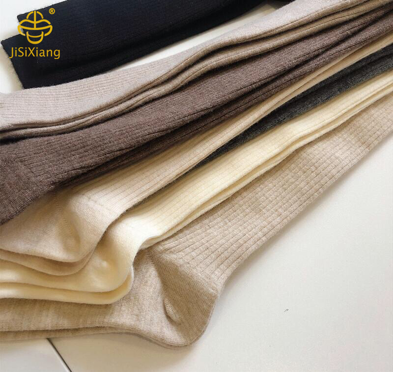 일본 두꺼운 수직 줄무늬 단색 긴 양말