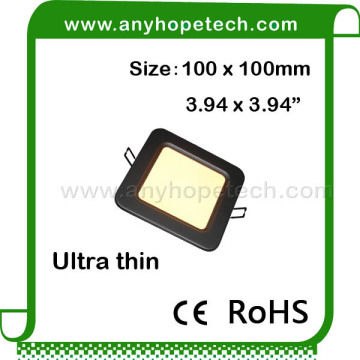 Promotion Cheap Wholesale indoor high light 100 100mm square flat led panel ceiling lighting