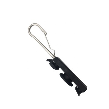 Outdoor Tension Plastic FTTH Drop Cable Anchoring Clamp - S Type FTTH Anchor for Wire Installation