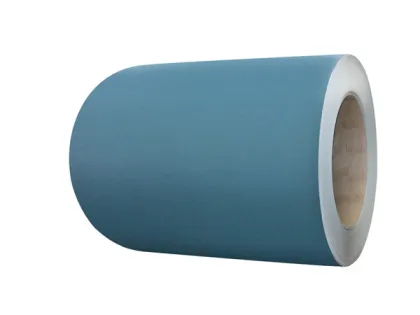 blue color steel coil