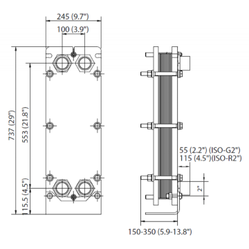 Plate Heat Exchanger On Heatforg Units