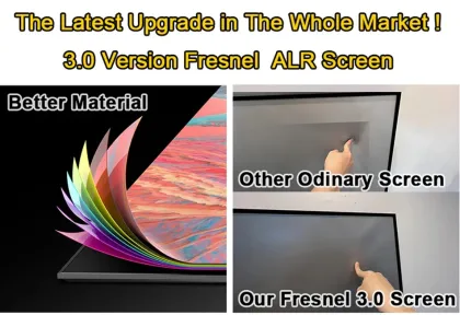 2024 120-inch Fresnel 4.0 Screen for UST Laser 4K Xgimi Projector