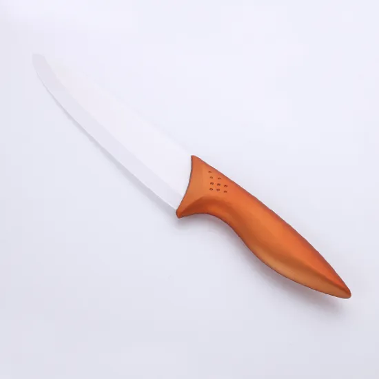 Copper Handle 8 Inches White Ceramic Knife